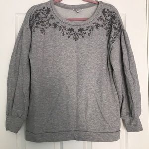 American Eagle Outfitters Embroidered Sweatshirt